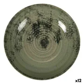 Deep Plate La Mediterránea Aspe Green Ø 22,7 x 5 cm (12 Units) by La Mediterránea, Plates and dishes - Ref: S2233258, Price: ...