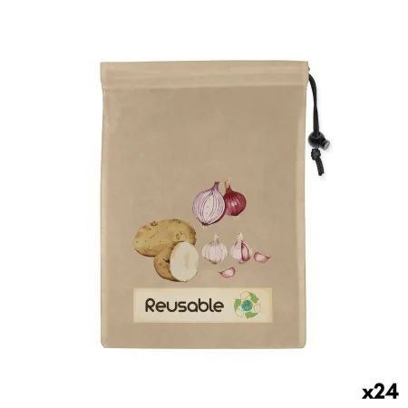 Bolsa Reutilizable para Alimentos Quttin TNT (Non Woven) 44,5 x 29,5 cm (24 Unidades) de Quttin, Almacenamiento de alimentos ...