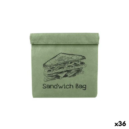 Reusable Food Bag Set Quttin Sandwich Box TNT (Non Woven) 3 Pieces 18 x 18 cm (36 Units) by Quttin, Food storage - Ref: S2233...