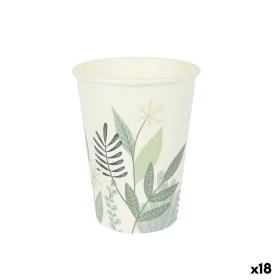 Set of glasses Algon Disposable Cardboard Floral 8 Pieces 330 ml (18 Units) by Algon, Tumblers - Ref: S2233532, Price: 14,88 ...