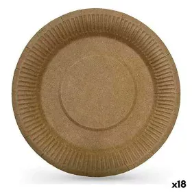 Plate set Algon Disposable kraft paper 10 Pieces 23 cm (18 Units) by Algon, Turntables - Ref: S2233538, Price: 14,29 €, Disco...