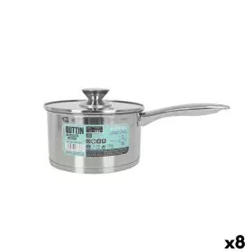 Saucepan with Lid Quttin Hermes 2,2 L Steel (8 Units) by Quttin, Saucepans - Ref: S2233590, Price: 85,93 €, Discount: %