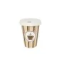 Set di Bicchieri Algon Con coperchio Monouso Caffè Cartone 8 Pezzi 220 ml (20 Unità) di Algon, Tumbler - Rif: S2233616, Prezz...