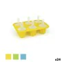 Ice-cream Mould Quttin Shapes Silicone 18 x 5,3 x 12,3 cm (24 Units) by Quttin, Ice Lolly & Ice Cream Moulds - Ref: S2233659,...