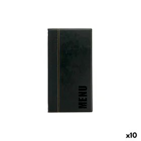 Menu holder Securit Trendy Black 35,3 x 18,6 x 1 cm (10 Units) by Securit, Menu Holders - Ref: S2233672, Price: 127,84 €, Dis...