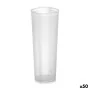 Set of reusable glasses Algon Tube, pipe Transparent 10 Pieces 300 ml (50 Units) by Algon, Tumblers - Ref: S2233680, Price: 5...