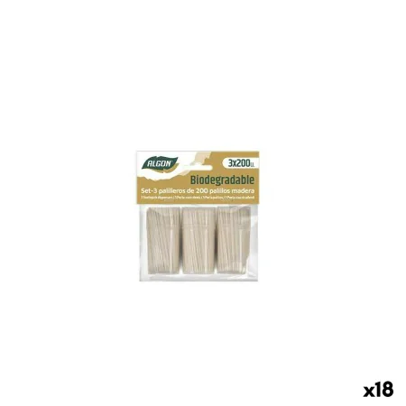 Tooth Picks Algon Wood 600 Pieces (18 Units) by Algon, Dental Sticks - Ref: S2233726, Price: 15,97 €, Discount: %