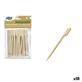 Barbecue Skewer Set Algon Bamboo 100 Pieces 10,5 cm (18 Units) by Algon, Skewers - Ref: S2233732, Price: 20,58 €, Discount: %