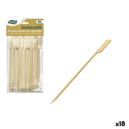 Set de Pinchos para Barbacoa Algon Bambú 100 Piezas 18 cm (18 Unidades) de Algon, Pinchos - Ref: S2233738, Precio: 25,82 €, D...