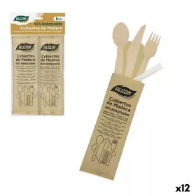 Cutlery Set Algon 45 Pieces Wood (12 Units) by Algon, Forks - Ref: S2233742, Price: 19,82 €, Discount: %