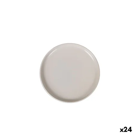 Tablett für Snacks La Mediterránea Ivory kreisförmig Ø 15,4 x 2,1 cm (24 Stück) von La Mediterránea, Teller und Schüsseln - R...