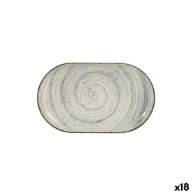 bandeja de aperitivos La Mediterránea Vortex Oval 25 x 15 x 2,2 cm (18 Unidades) de La Mediterránea, Pratos e fontes - Ref: S...