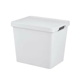 Scatola portaoggetti con coperchio Tontarelli Maya Bianco 23,9 L 36 x 28 x 31,1 cm di Tontarelli, Scatole e cassapanche - Rif...