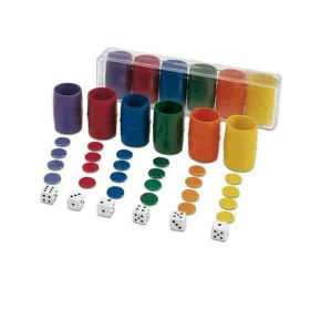 Shakers with Parchís Counters Cayro 074/6 by Cayro, Games with counters - Ref: S2400958, Price: 6,06 €, Discount: %