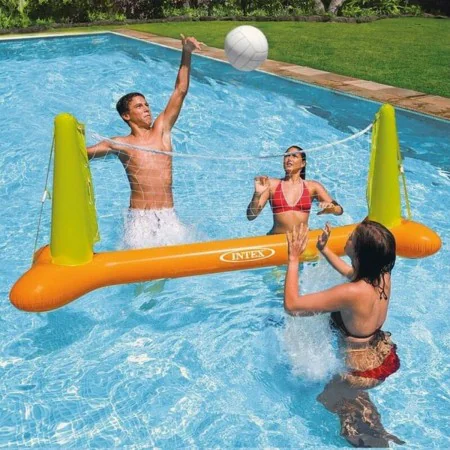 Inflatable Volleyball Net Intex 751 (239 x 64 x 91 cm) by Intex, Basketball and volleyball - Ref: S2401604, Price: 11,42 €, D...