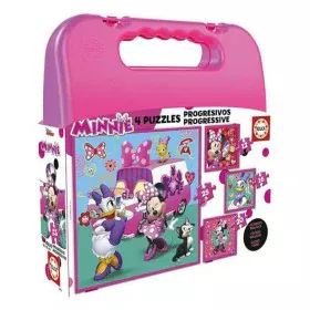 Puzzle Minnie Educa 17638 (12-16-20-25 pcs) de Educa, Puzzles de encaixar e quebra-cabeças - Ref: S2403655, Preço: 9,26 €, De...