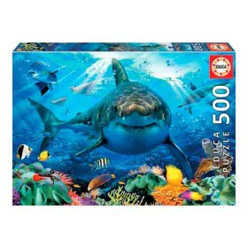 Puzzle White Shark Educa (500 pcs) von Educa, Klassische Puzzles - Ref: S2403713, Preis: 8,99 €, Rabatt: %