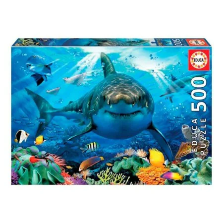 Puzzle White Shark Educa (500 pcs) de Educa, Puzzles - Ref: S2403713, Precio: 8,99 €, Descuento: %