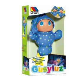 Fluffy toy Gusy Luz Moltó 385 Blue Pink Green Multicolour PVC (33 cm) by Moltó, Animals and figures - Ref: S2405133, Price: 1...