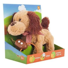 Cão de Peluche Castanho 22 cm de BigBuy Fun, Animais e figuras - Ref: S2407589, Preço: 17,73 €, Desconto: %