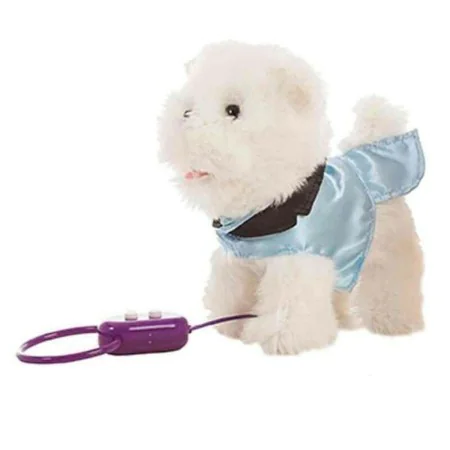 Peluche con Movimento Dog Bianco 22 cm (22 cm) di BigBuy Fun, Animali e pupazzi - Rif: S2407897, Prezzo: 24,27 €, Sconto: %