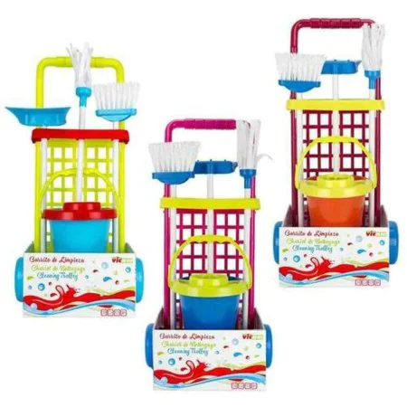 Set de Limpieza Trolley 12-N de BigBuy Fun, Juguetes del hogar - Ref: S2408125, Precio: 11,02 €, Descuento: %