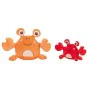 Fluffy toy Crab 20 cm by BigBuy Fun, Animals and figures - Ref: S2408728, Price: 8,86 €, Discount: %