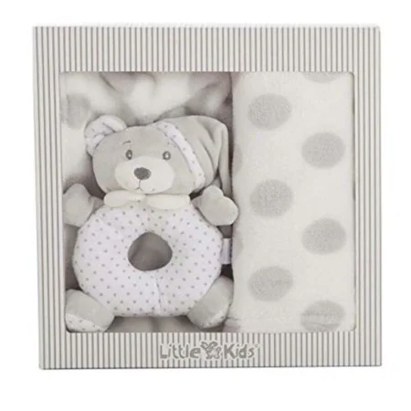 Baby blanket Rattle Grey 100 x 75 cm by BigBuy Fun, Blankets and security blankets - Ref: S2409439, Price: 17,91 €, Discount: %