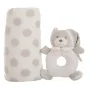 Baby blanket Rattle Grey 100 x 75 cm by BigBuy Fun, Blankets and security blankets - Ref: S2409439, Price: 17,91 €, Discount: %