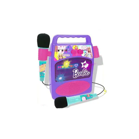 Altavoz con Micrófono Karaoke Barbie de Barbie, Karaokes - Ref: S2409448, Precio: 36,68 €, Descuento: %