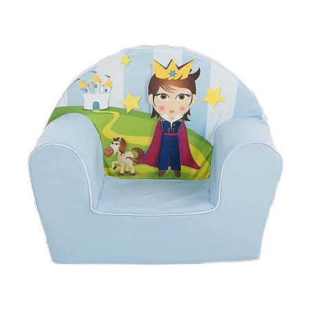 Sillón Infantil Azul Príncipe 44 x 34 x 53 cm de BigBuy Fun, Muebles para niños pequeños - Ref: S2409693, Precio: 29,38 €, De...