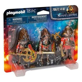 Conjunto de Figuras Novelmore Fire Knigths Playmobil 70672 (18 pcs) de Playmobil, Playsets de figuras de brincar - Ref: S2410...