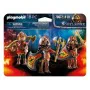 Set di Cifre Novelmore Fire Knigths Playmobil 70672 (18 pcs) di Playmobil, Playset con figure di giocattoli - Rif: S2410610, ...