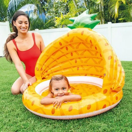 Inflatable pool Intex Pineapple (102 x 94 cm) by Intex, Paddling Pools - Ref: S2412020, Price: 17,52 €, Discount: %