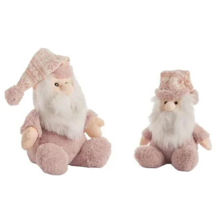 Fluffy toy 46920 Pink Father Christmas (28 cm) by BigBuy Fun, Animals and figures - Ref: S2413271, Price: 9,43 €, Discount: %