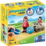 Playset Playmobil 1.2.3 Chien Enfants 70406 (6 pcs) de Playmobil, Playsets de figurines de jouets - Réf : S2415229, Prix : 13...