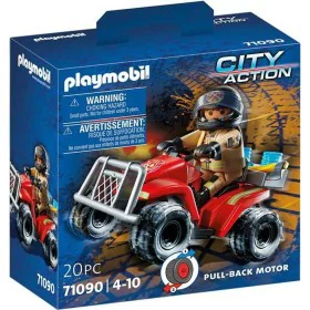 Playset Playmobil City Action Firefighters - Speed Quad 71090 by Playmobil, Toy figures playsets - Ref: S2415341, Price: 12,3...