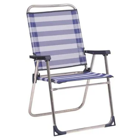 Chaise de Plage Alco Bleu 57 x 89 x 60 cm de Alco, Chaises pliantes - Réf : S2415385, Prix : 25,60 €, Remise : %