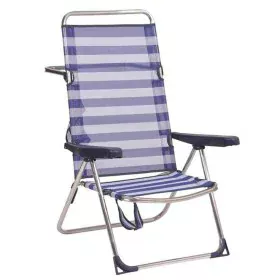 Beach Chair Alco Blue 65 x 60 x 100 cm by Alco, Folding Chairs - Ref: S2415387, Price: 36,88 €, Discount: %