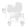 Doll Stroller Decuevas XL 3-in-1 45 x 80 x 81 cm by Decuevas, Prams & Strollers - Ref: S2416913, Price: 97,04 €, Discount: %