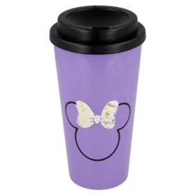 Glass with Lid Minnie Mouse 01049 (520 ml) by Minnie Mouse, Tea and Coffee Glasses - Ref: S2417526, Price: 10,45 €, Discount: %