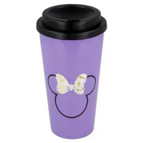 Glass with Lid Minnie Mouse 01049 (520 ml) by Minnie Mouse, Tea and Coffee Glasses - Ref: S2417526, Price: 10,45 €, Discount: %