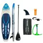 Inflatable Paddle Surf Board with Accessories Kohala Sunshine White (305 x 81 x 12 cm) by BigBuy Fun, Inflatable Boards - Ref...