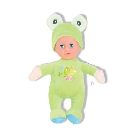 Baby doll Reig Fluffy toy Frog 25 cm by Reig, Baby dolls - Ref: S2424861, Price: 14,52 €, Discount: %