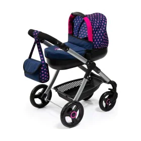 Carrozzina per Bambole Reig Stule Pram Blu Marino 63 cm di Reig, Carrozzine e passeggini - Rif: S2424867, Prezzo: 73,28 €, Sc...