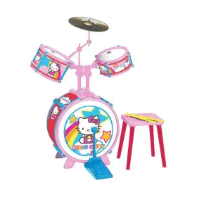 Batería Musical Hello Kitty Plástico de Hello Kitty, Tambores y percusión - Ref: S2424879, Precio: 41,70 €, Descuento: %