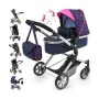 Carrito para Muñecas Reig Combi Neo Pro Azul marino 63 cm de Reig, Cochecitos - Ref: S2424916, Precio: 84,74 €, Descuento: %