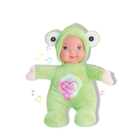 Baby doll Reig Peluche Musicale 35 cm Rana di Reig, Bambole bebè - Rif: S2424926, Prezzo: 21,32 €, Sconto: %