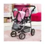 Doll Stroller Reig Grey Pink Twinned by Reig, Prams & Strollers - Ref: S2424986, Price: 80,96 €, Discount: %