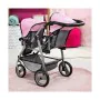 Doll Stroller Reig Grey Pink Twinned by Reig, Prams & Strollers - Ref: S2424986, Price: 80,96 €, Discount: %